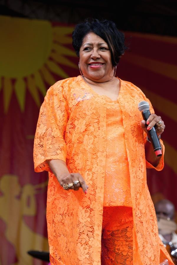 Knight performs during New Orleans Jazz & Heritage Music Festival at Fair Grounds Race Course on April 26, 2013 in New Orleans, Louisiana.