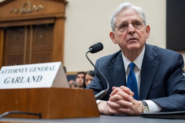 Attorney General Merrick Garland will not be prosecuted for co<em></em>ntempt of Congress