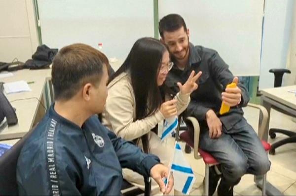 Daniella Aloni and Nutthawaree “Yo” Munkan (pictured) reunited on a video call Wednesday.