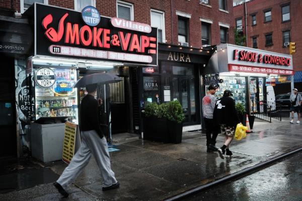 Smoke shops in the East Village