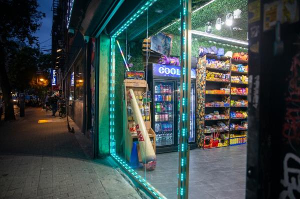 Cannabis shop on the Lower East Side, New York City