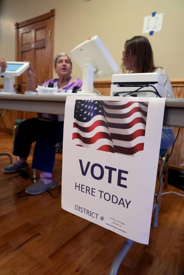 A polling place
