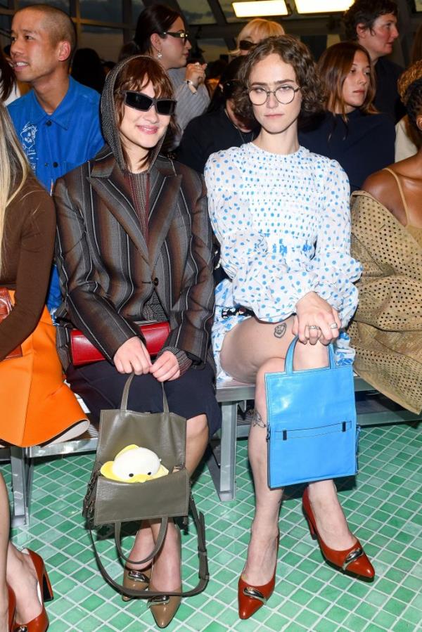 Ella Emhoff and Lola Tung at Tory Burch