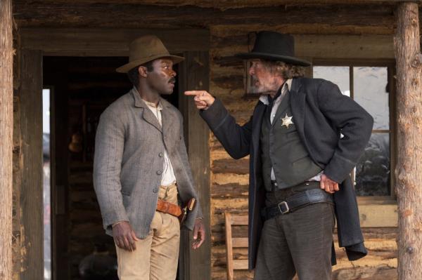 David Oyelowo as Bass Reeves and Dennis Quaid as Sherrill Lynn in 