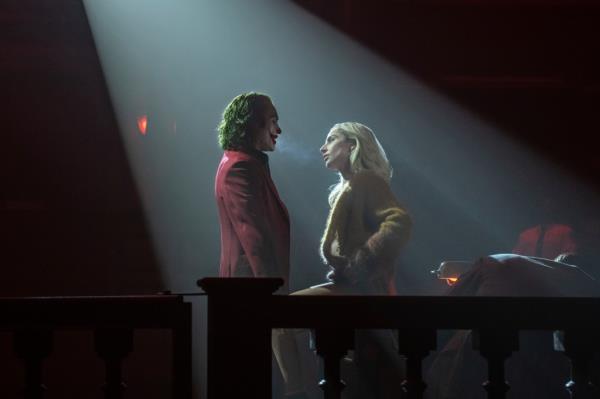 Joaquin Phoenix and Lady Gaga in Joker Folie a Deux