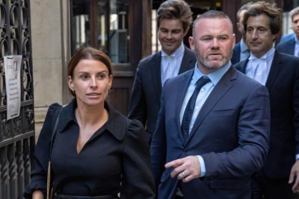 Coleen and Wayne Rooney. 