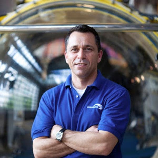 Guillermo S?hnlein, Co-Founder and Expedition Leader of Blue Marble Exploration, wearing a blue shirt