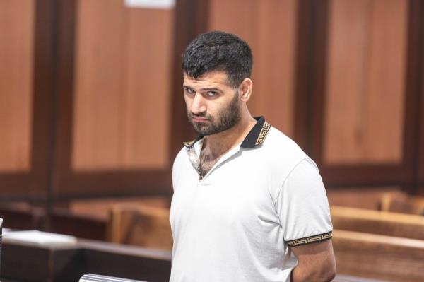 Emanuel Yakubov is arraigned in Queens Criminal Court on charges of third-degree burglary, petit larceny, third-degree criminal trespassing, and fifth-degree criminal possession of stolen property in co<em></em>nnection with the robbery of basketball coach Rick Pitino's office at St. Johns University