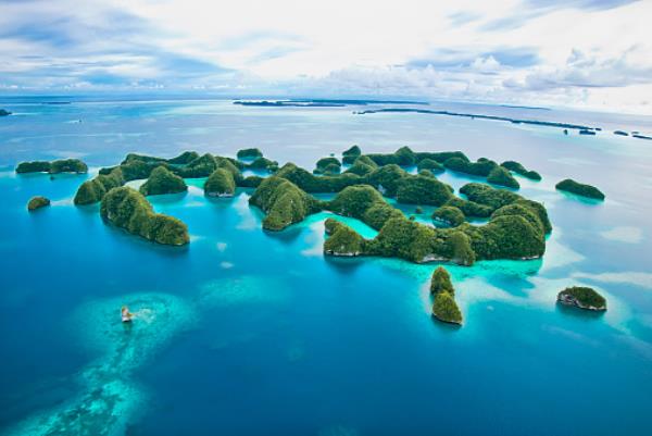 The 70 islands in Palau, a protected UNESCO World Heritage site