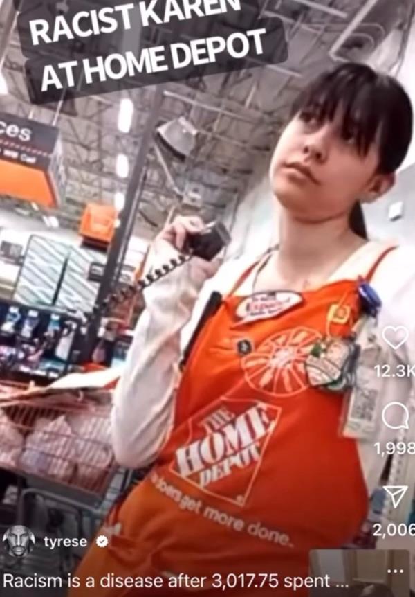 n the video posted to YouTube, the cashier refused to give Gibson her last name.