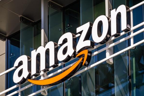 An Amazon sign.