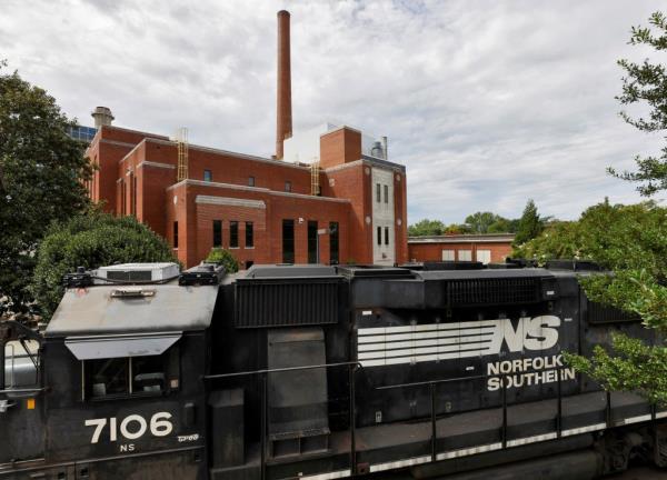 A Norfolk Southern train