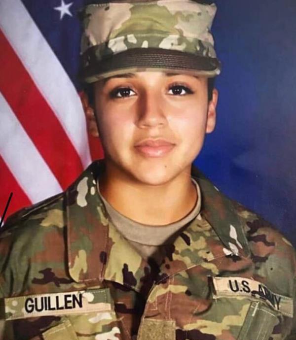Private First Class Vanessa Guillen, 20, was last seen at a parking lot at Fort Hood.