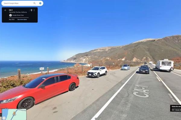 Garcia's car seen on google street view.