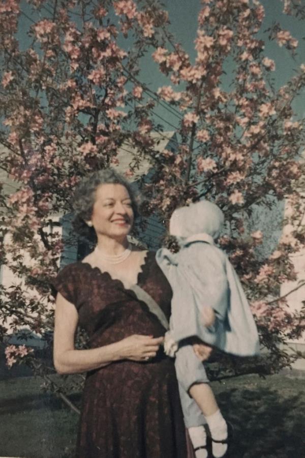 This undated photo provided by Nevada State Police shows Florence Charleston, left, holding one of her nieces, Donna