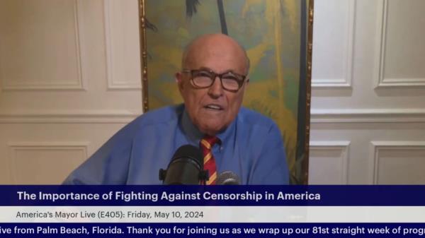 Rudy Giuliani claimed that he was 