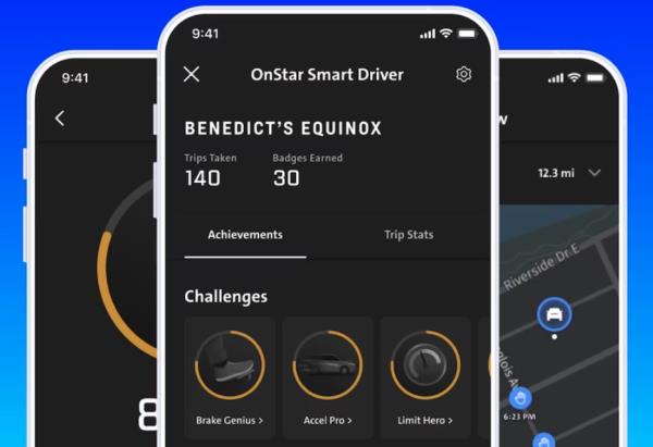 GM's o<em></em>nStar Smart Driver collects data a<em></em>bout driver braking, accelerating and speeding.