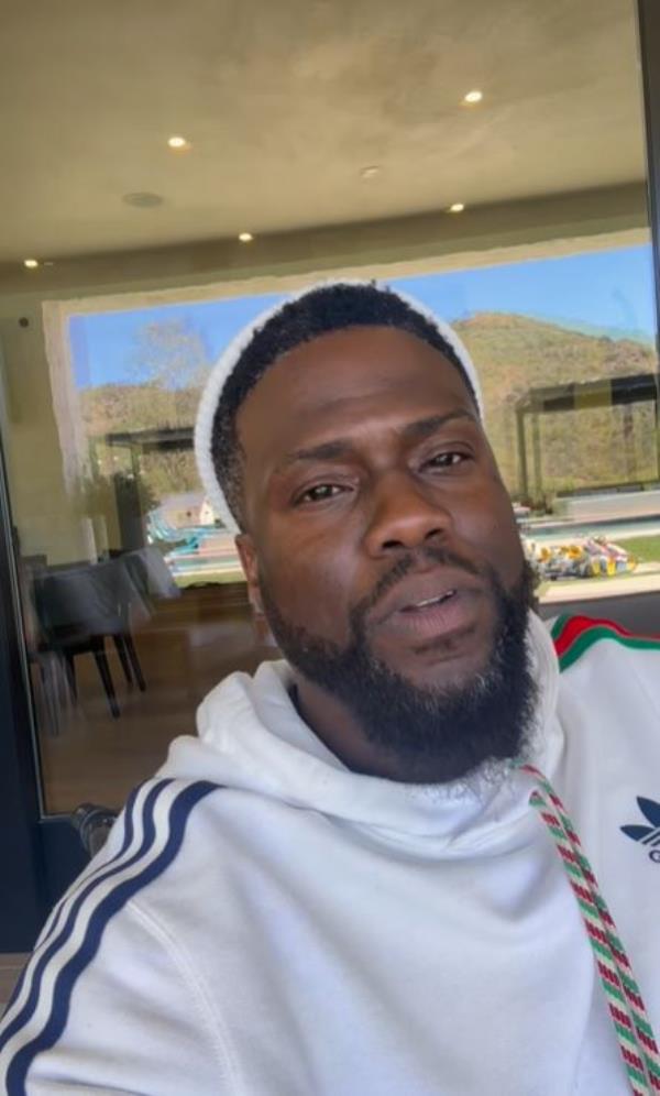 Kevin Hart in a wheelchair