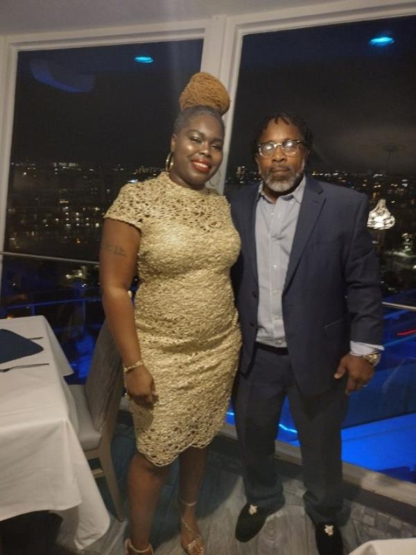 Phillip Smith and his wife Hasina
