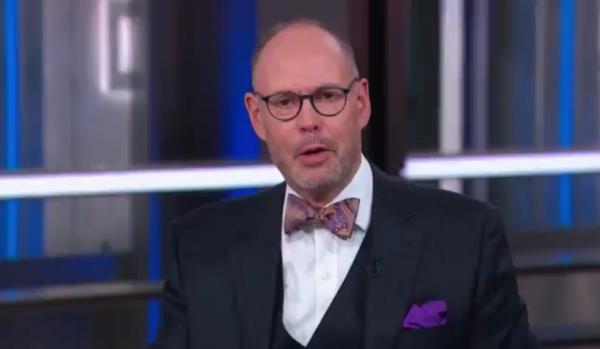 Ernie Johnson and the TNT crew cut away from the Bucks-Celtics blowout, briefly.