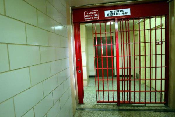 Jail cells.