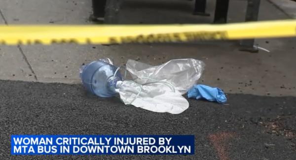 The woman is in critical condition. 