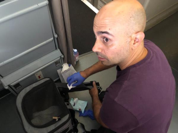 Air France passenger Habib Battah 