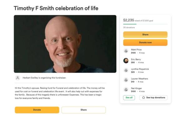 The gofundme.