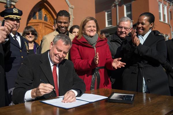 Bill de Blasio and Melissa Mark-Viverito