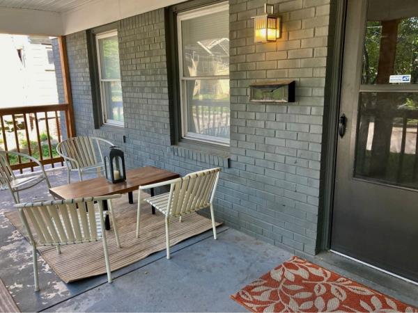 The front porch. 