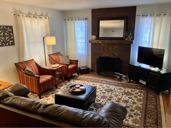 The living room. 