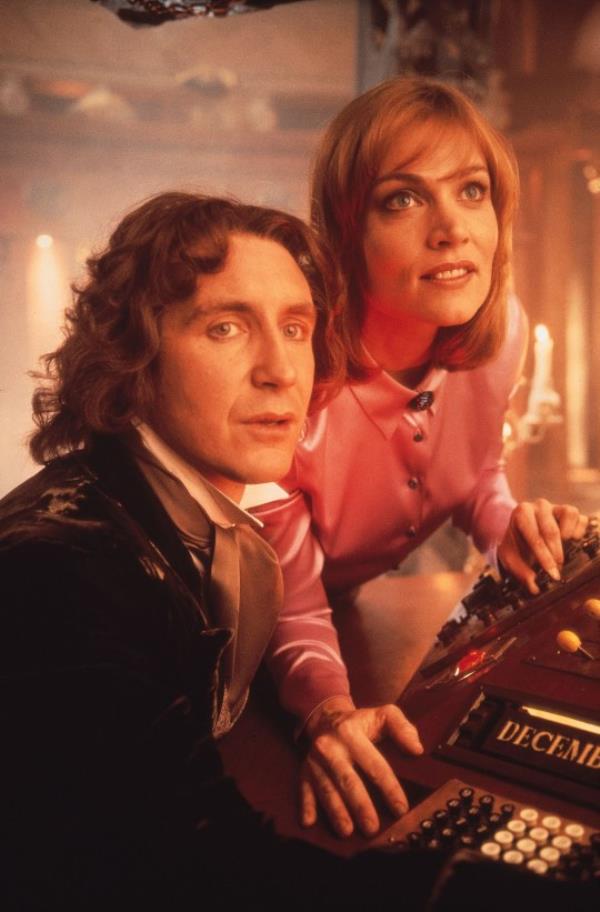 Paul McGann as The Doctor and Daphne Ashbrook as ER surgeon Grace Holloway. 