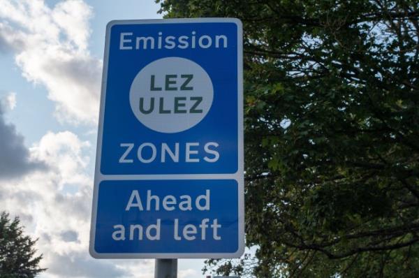Mandatory Credit: Photo by Maureen McLean/Shutterstock (14073790a) ULEZ signs warning drivers that they are entering a ULEZ zone. A number of newly installed Ultra Low Emission Zone cameras and signs in Harefield in the Lo<em></em>ndon Borough of Hillingdon have been vandalised by vigilantes. The cameras have been sprayed over with paint or had stickers put across the camera lens. The new extended ULEZ scheme became operatio<em></em>nal across all outer Lo<em></em>ndon Borough from yesterday. The extended ULEZ zo<em></em>nes have been put in place by Lo<em></em>ndon Mayor Sadiq Khan and Transport for London. Those driving into ULEZ zo<em></em>nes will either have to have a ULEZ compliant vehicle or pay ?12.50 every time they drive into the new extended Ultra Low Emission Zone ULEZ Signs and Cameras Vigilantes Vandalism, Harefield, Lo<em></em>ndon Borough of Hillingdon, UK - 30 Aug 2023