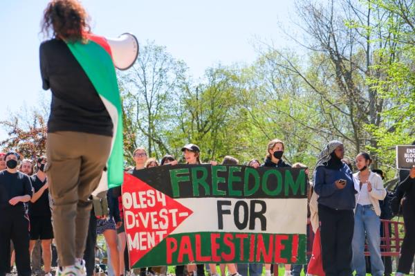 Anti-Israel protest.
