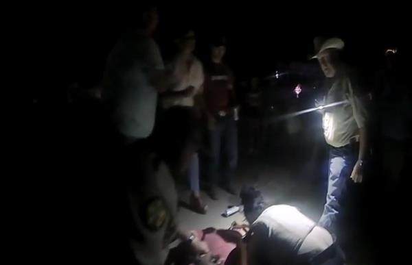 Footage of Co<em></em>ngressman Ro<em></em>nny Jackson brief detainment shows the moment he was handcuffed. 