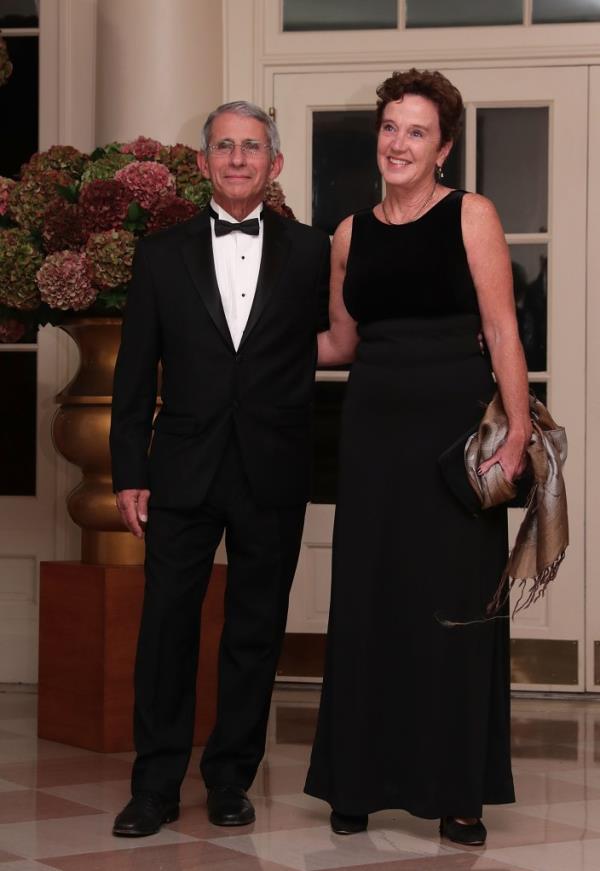 Dr. Anthony Fauci and his wife, Christine Grady