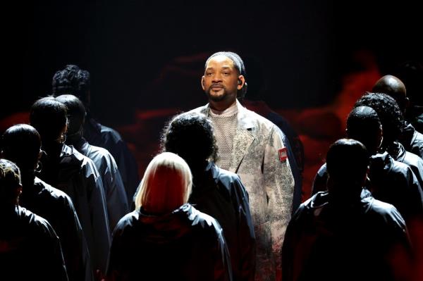 Will Smith performs o<em></em>nstage during the 2024 BET Awards at Peacock Theater on June 30, 2024 in Los Angeles, California. 