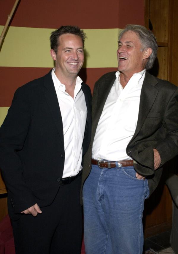 Matthew Perry and his dad, John Bennett Perry 