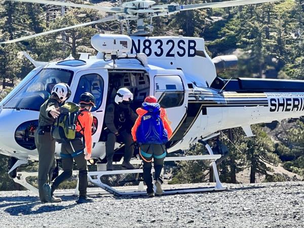 Authorities initially suspended the search due to the weather.