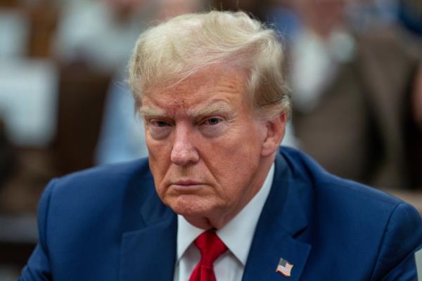 Former President Do<em></em>nald Trump attends the Trump Organization civil fraud trial in New York State Supreme Court, Thursday, Dec. 7, 2023, in New York. 