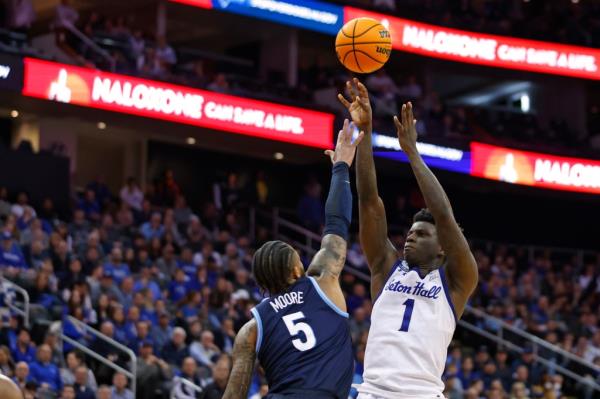 Kadary Richmond, shooting a jumper vs. Villanova last season, will be looking to improve his 3-point shot with St. John's.