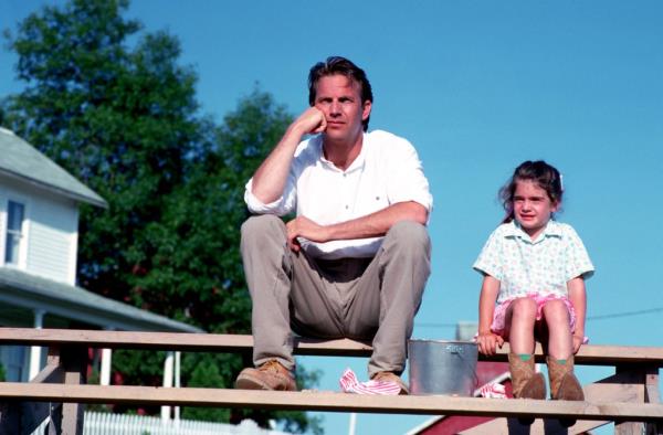 Kevin Costner with Gabby Hoffmann in 