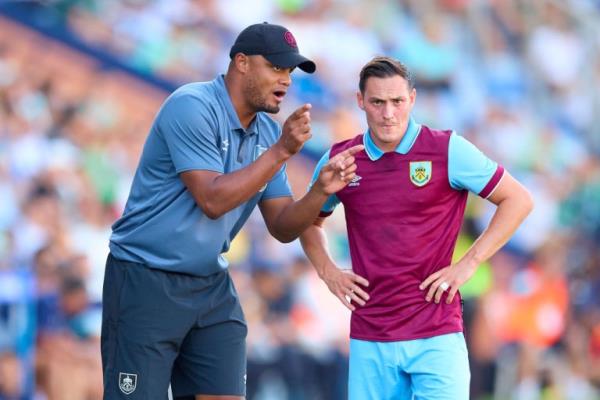 Burnley boss Vincent Kompany