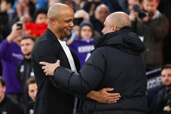 Vincent Kompany and Pep Guardiola