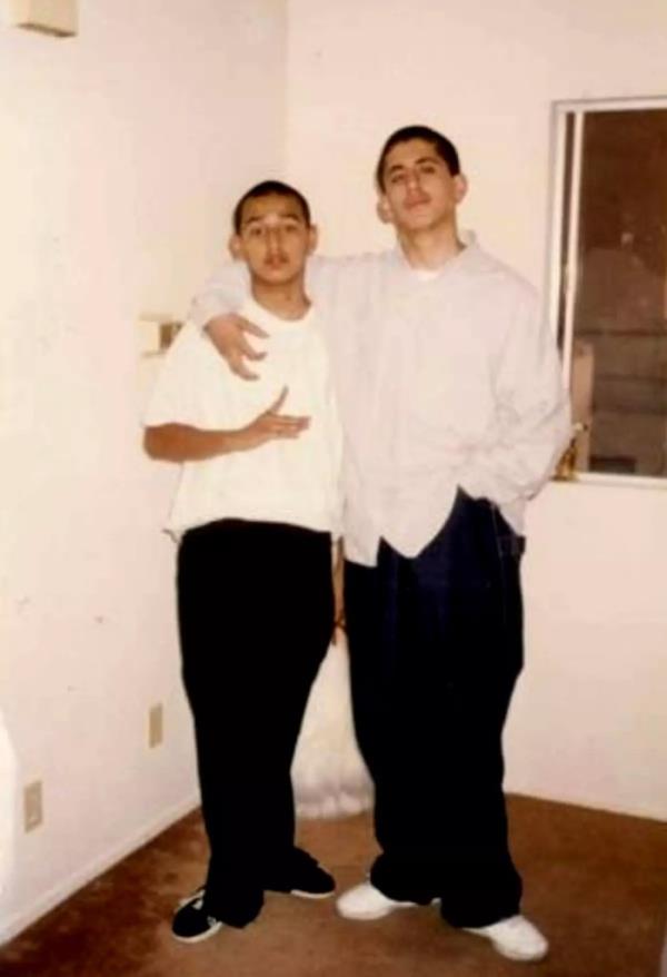 Ramiro Valerio, right, pictured here with an unidentified male