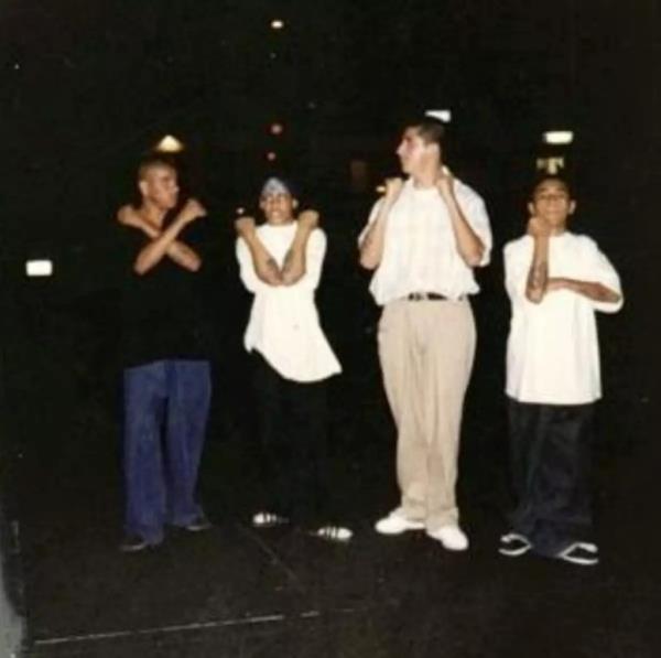 Ramiro Valerio, third from left