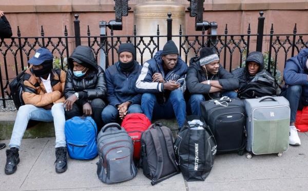Migrants in New York City.