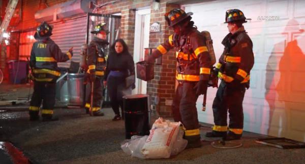 The fire broke out around 11:50 p.m. on the third floor of the three-story building on Beaumont Avenue near Grote Street in Belmont, a<em></em>bout two blocks from the Bronx Zoo, the FDNY said.