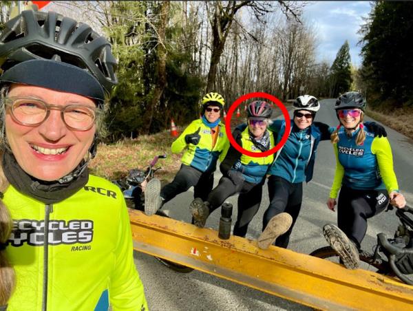The women were 19 miles into the bike ride when the scary incident unfolded. 
