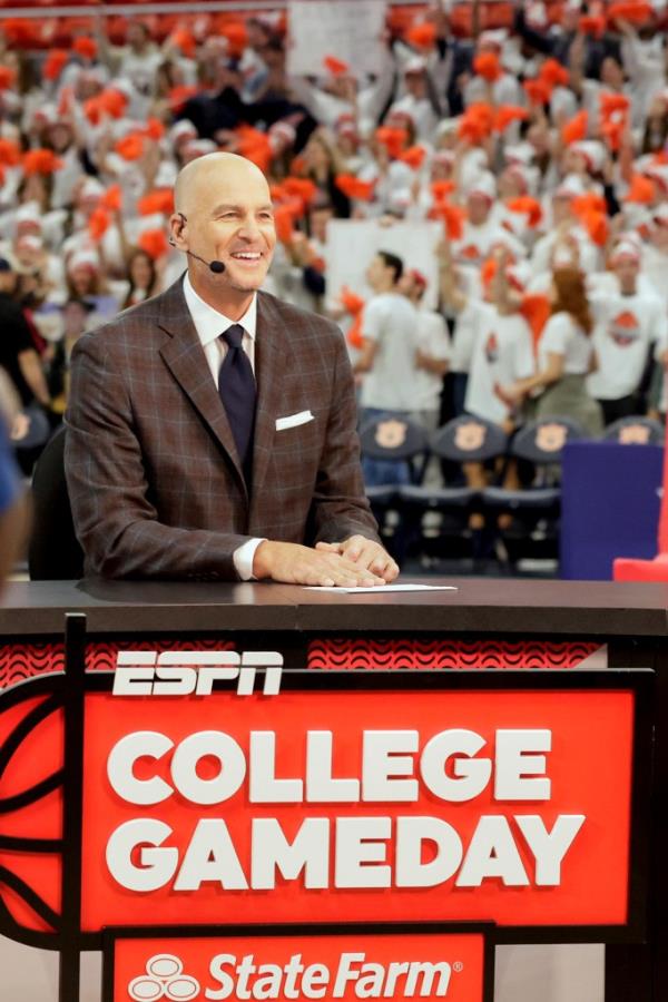 ESPN analyst Jay Bilas is pictured in 2022.
